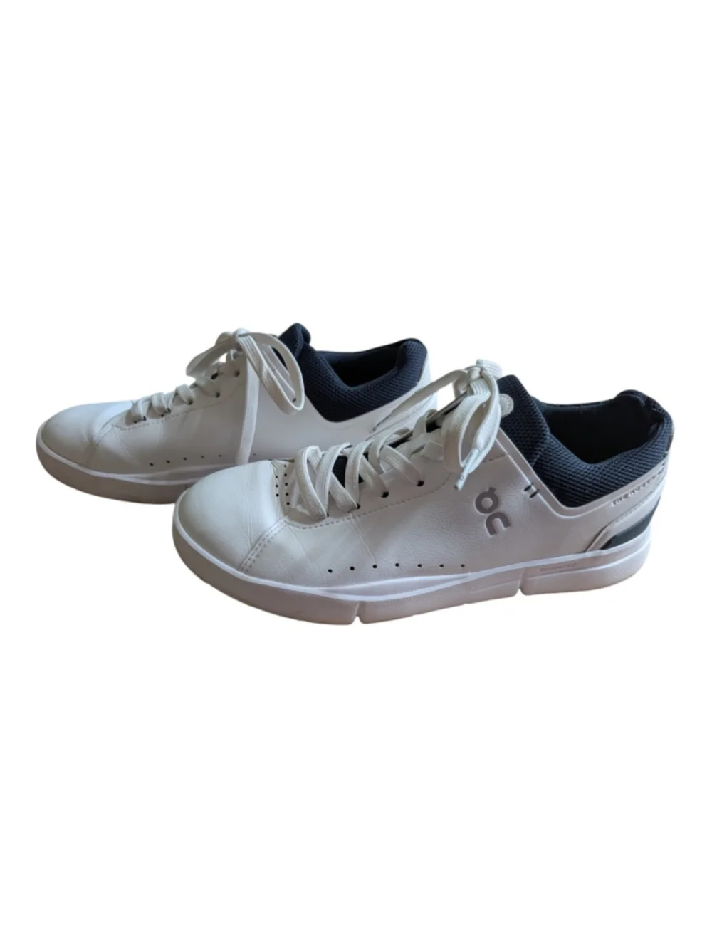 On The Roger Advantage Shoes Tennis White Midnight 48.99457 Sneakers Men's 7.5
